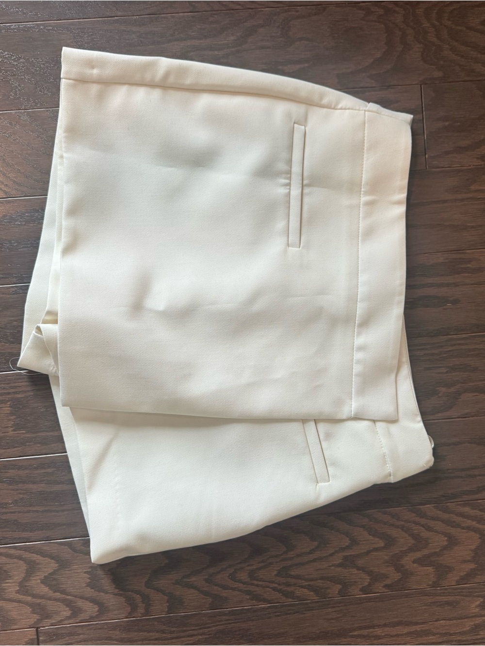Zara Asymmetric Tailored Skort Ivory Off White - Picture 11 of 11